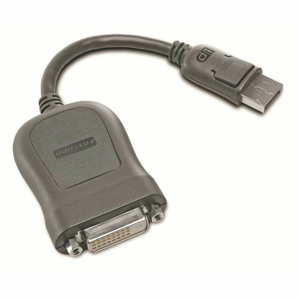 DisplayPort uz DVI Adapteris Lenovo 45J7915 Pelēks