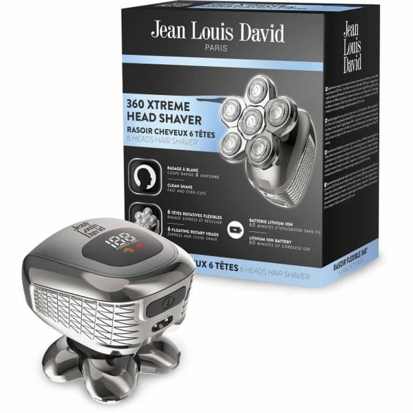 Hiustenleikkuri Jean Louis David JLD 360 XTREME HEAD SHAVER 6 Kappaletta