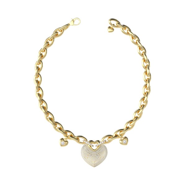 Ladies' Pendant Guess JUBN05205JWYGT-U Golden