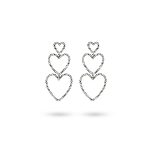 Ladies' Earrings 24KAE 42442S Silver