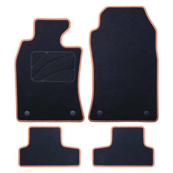 Car Floor Mat Set OCC Motorsport OCCMI0008YE Mini R52 Cabrio 5 Pieces