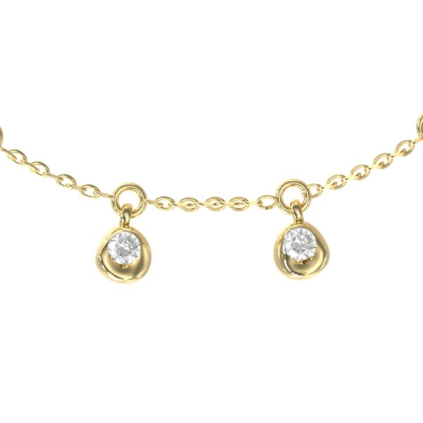 Ladies' Necklace Guess JUBB05186JWYGS Golden
