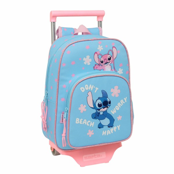 Школьный рюкзак Lilo & Stitch Happy Небесный синий 26 x 11 x 67 cm 26 x 34 x 11 cm