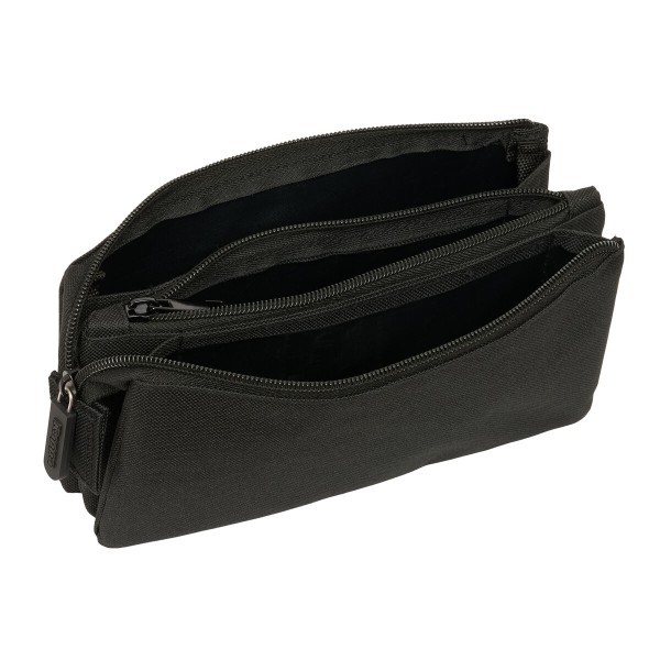 Holdall Kappa Negro Black 22 x 12 x 3 cm