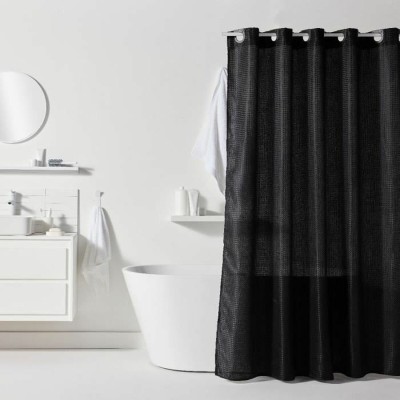 Shower Curtain TODAY Black...