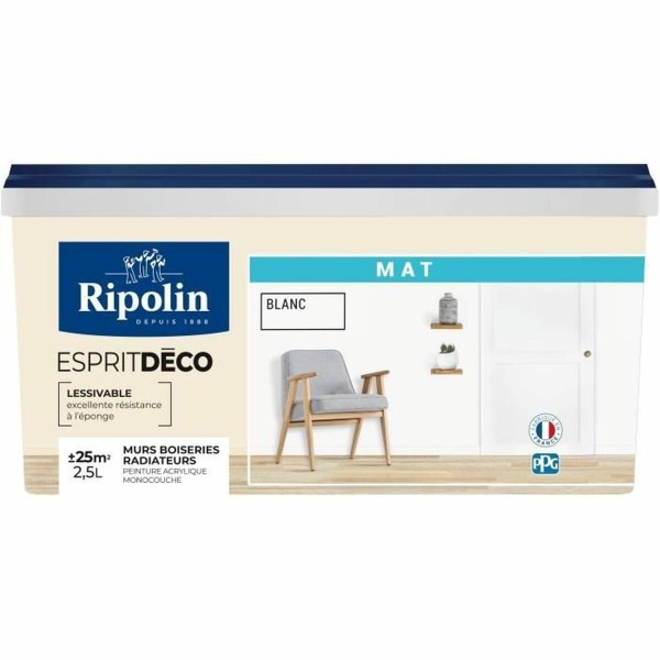 Krāsa Ripolin Balts 2,5 L