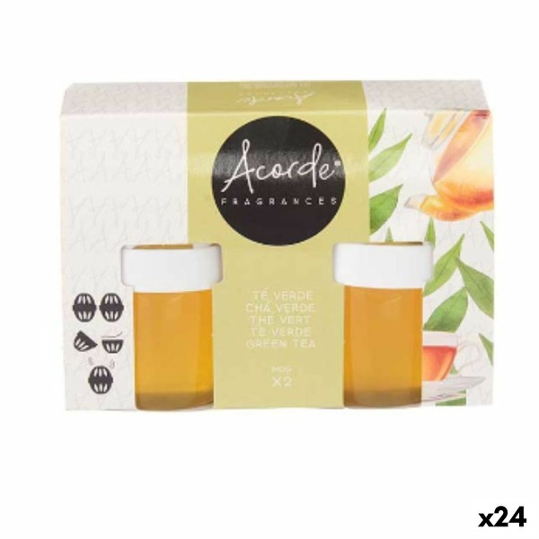 Air Freshener Set Acorde 1165-TEVERDE Green Tea Gel (24 Units)