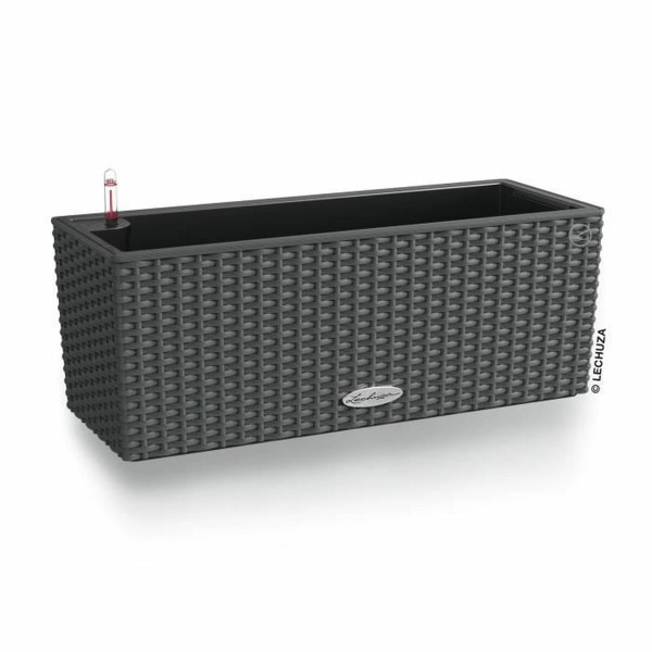 Plant pot Lechuza Black Grey polypropylene