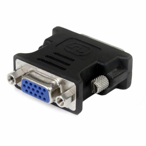 DVI uz VGA Adapteris Startech DVIVGAMFBK           Melns