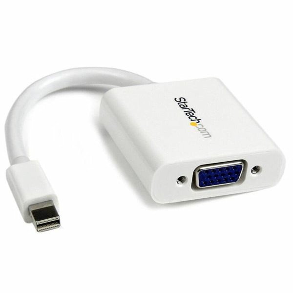 Mini DisplayPort - VGA Adapteri Startech MDP2VGAW Valkoinen Musta 0,12 m