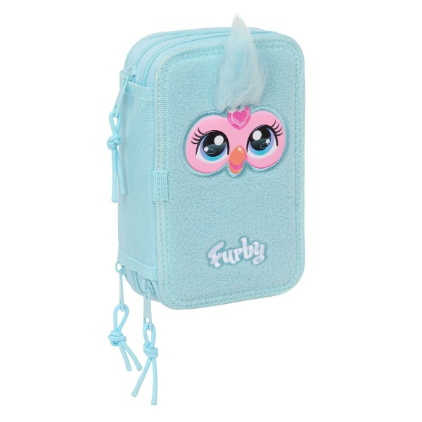 Kolmepoolne pinal Furby Sinine 12,5 x 19,5 x 5,5 cm 37 Tükid, osad