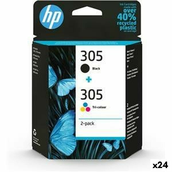 Originali rašalo kasetė HP 305 Geltona (24 vnt.)