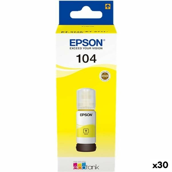 Pakartotinai užpildykite rašalu Epson 104 Geltona