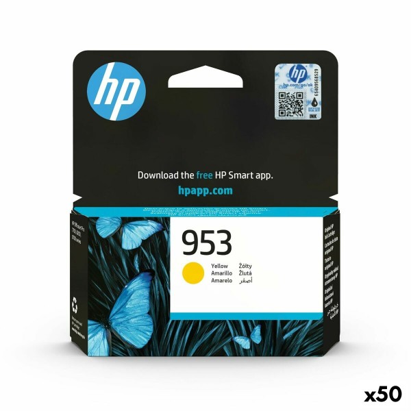 Originali rašalo kasetė HP Nº 953 Geltona (50 vnt.)