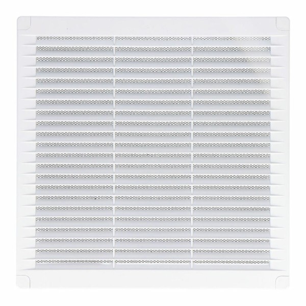 Ventilācijas režģis EDM 87706 Balts 25 x 25 x 0,7 cm Moskītu tīkls