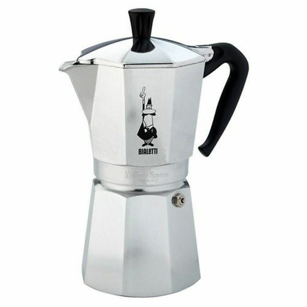 Итальянская Kофеварка Bialetti 0001166/MR Серебристый Алюминий 12 Чашки