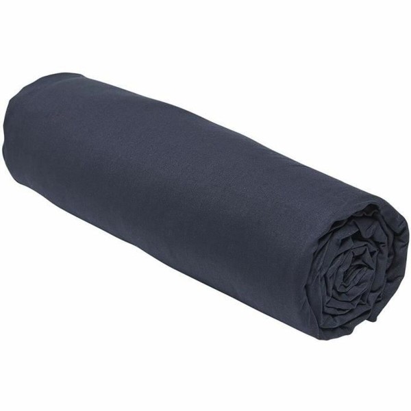 Fitted bottom sheet TODAY Navy Blue 180 x 200 cm