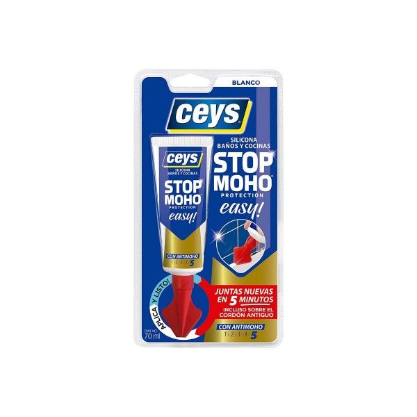 Tiivistysaine Ceys Stop Moho Easy! Valkoinen Silikoni 70 ml