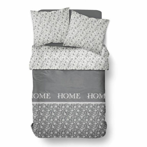 Duvet cover set TODAY Grey Super king 220 x 240 cm