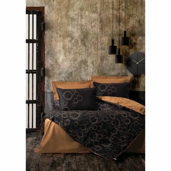 Duvet cover set Black 220 x 240 cm