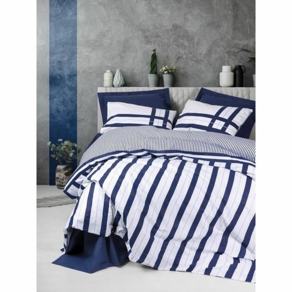Duvet cover set Blue 220 x 240 cm