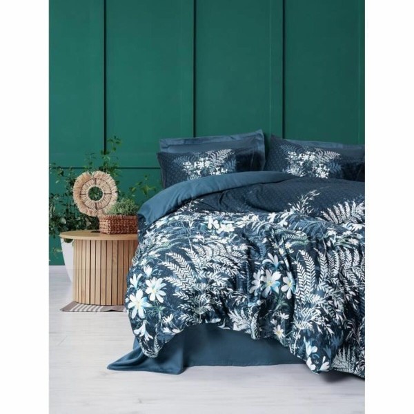 Duvet cover set Blue 220 x 240 cm
