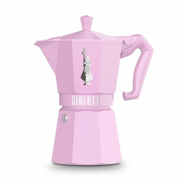 Italian Coffee Pot Bialetti MOKA EXCLUSIVE 6T Pink Aluminium 6 Cups (6 Units)