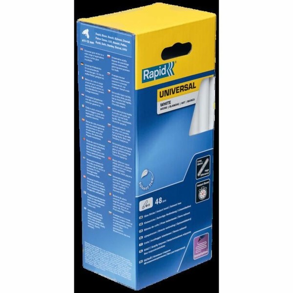 Hot melt glue sticks Rapid Rapid White Ø 12 mm 48 Pieces