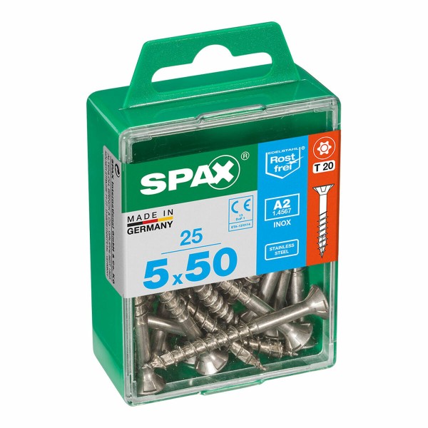 Kruvide karp SPAX 4197000500502 Puidukruvi Lame pea (5 x 50 mm) (5,0 x 50 mm)