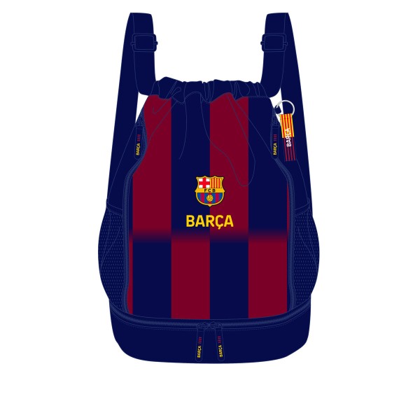 Школьный рюкзак F.C. Barcelona Синий Тёмно Бордовый 35 x 40 x 1 cm