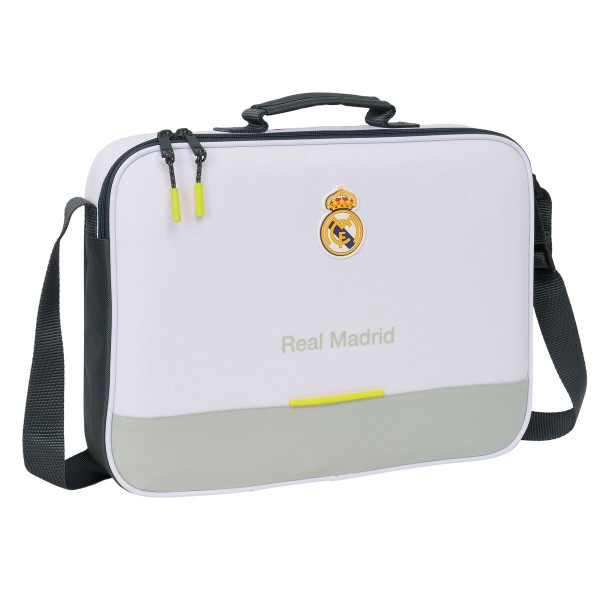 School Bag Real Madrid C.F. White 38 x 28 x 6 cm