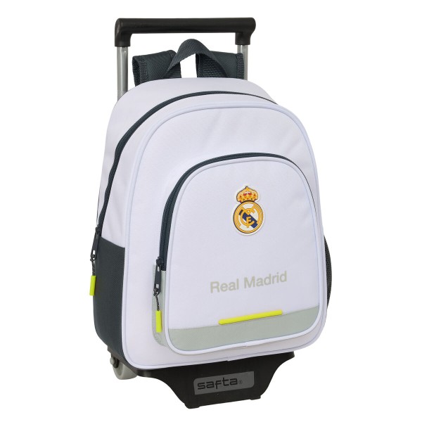 Школьный рюкзак Real Madrid C.F. Белый 28 x 34 x 10 cm