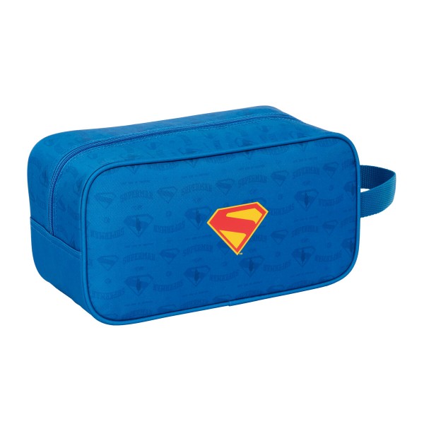 Kotelo matkatohveleille Superman Sininen 29 x 15 x 14 cm