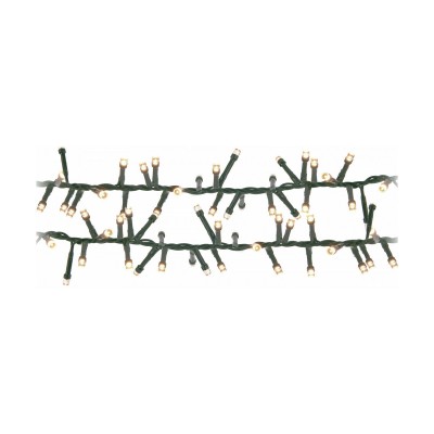 LED žibintų vainikas Žalia...