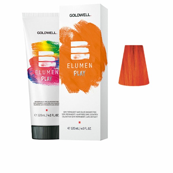 Pusiau permanentinis atspalvis Goldwell ELUMEN PLAY Orange 120 ml