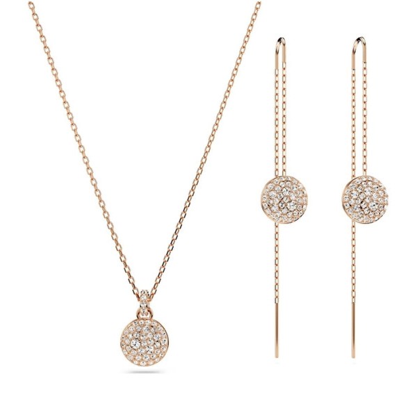 Sievietes kaklarota un saskaņošanas auskari noteikt Swarovski 5683451