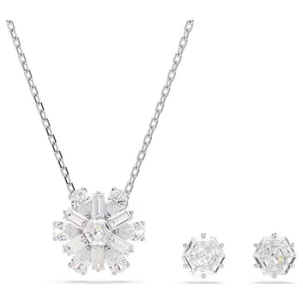 Women's necklace and matching earrings set Swarovski 5691486