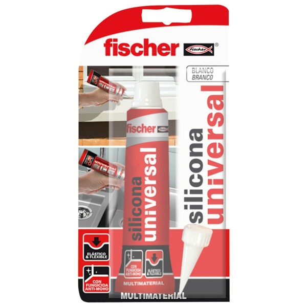 Silikoninis Fischer 98718 Universalus Balta 50 ml