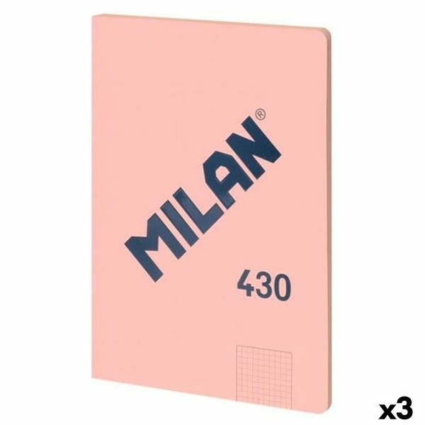 Piezīmju Grāmata Milan SERIE 1918 Rozā A4 48 Loksnes (3 gb.)