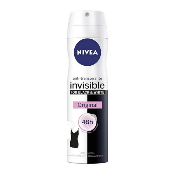 Suihkedeodorantti Black & White Invisible Nivea (200 ml) (200 ml)