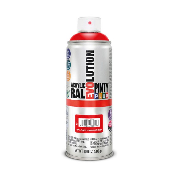 Pihustivärv Pintyplus Evolution RAL 3002 400 ml Carmine Red