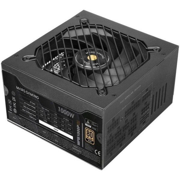 Virtalähde Mars Gaming MPB1000PSI ATX 1000 W 80 Plus Gold