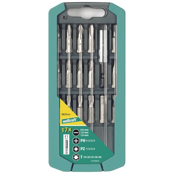 Bit set Wolfcraft 8633000 Screwdriver