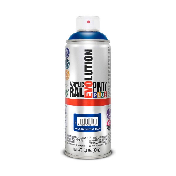 Spraymaali Pintyplus Evolution RAL 5010 400 ml Gentian Blue