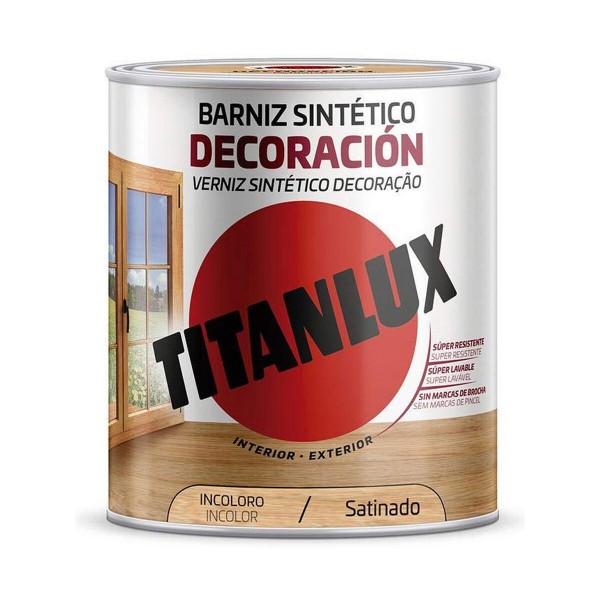 Синтетический лак Titanlux m11100014 250 ml Бесцветный сатин