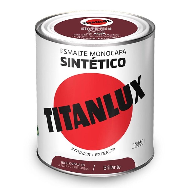 Sintetiniai emalio dažai Titanlux 5808985 Blizgantis Raudona 750 ml