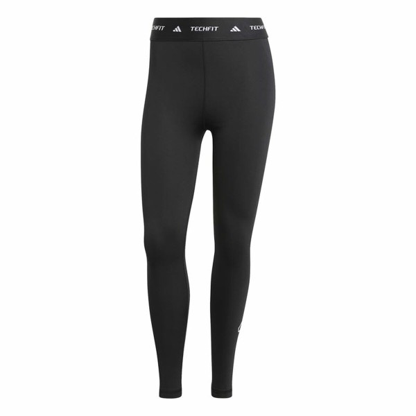 Naisten urheilulegginsit Adidas Techfit Graphic 7/8 Musta