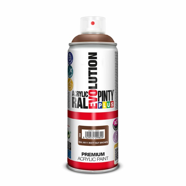 Spraymaali Pintyplus Evolution RAL 8011 Nut Brown 400 ml Matta