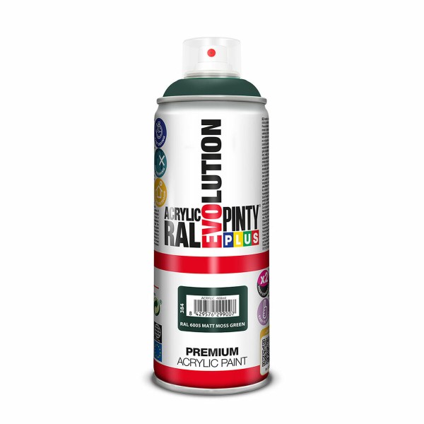 Spray paint Pintyplus Evolution RAL 6005 Moss Green 400 ml Matt