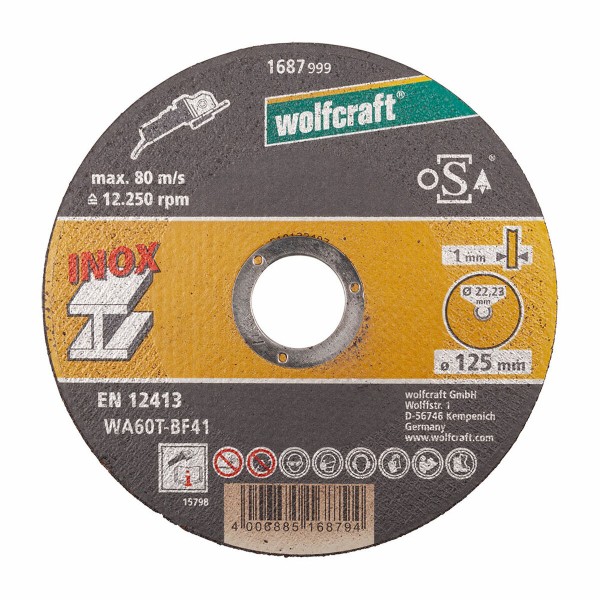 Lõikelabad Wolfcraft 8463000 Ø 125 mm (10 Ühikut)